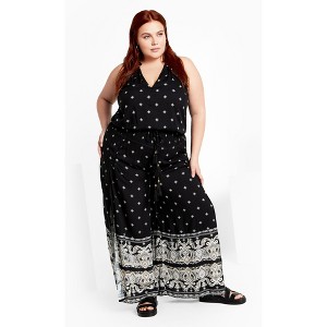 Women's Plus Size Sky Pant - black | CITY CHIC - 1 of 4