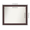 Amanti Art Grand Narrow Non-Beveled Framed Bathroom Vanity Wall Mirror - 3 of 4