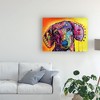 Trademark Fine Art -Dean Russo 'Tilt Dachshund Love' Canvas Art - 18''x24'' - 3 of 4