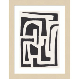 Amanti Art Neighborhood by Alisa Galitsyna Wood Framed Wall Art Print - 1 of 4