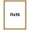 PosterPalooza | Classic Modern Gold Picture Frame - UV Acrylic, Foam Board Backing, Hanging Hardware - 2 of 4