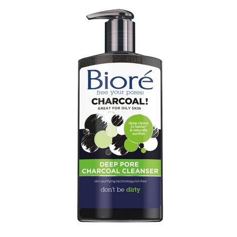 Biore Deep Charcoal Cleanser - 6.7 Oz : Target