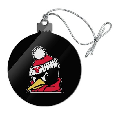 Youngstown State Secondary Logo Acrylic Christmas Tree Holiday Ornament