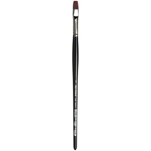 da Vinci TOP-ACRYL Bright Red-Brown Brush, Synthetic, Acrylic & Oil, Flat, Series 7185K, Size 8 - 1 of 3