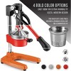 Eurolux Professional Cast Iron Citrus Juicer, Manual Hand Press, Heavy Duty, Stainless Steel Cup,  Gray - 2 of 4