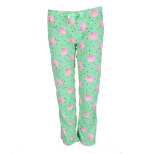 Roll Outta Bed Women's Patterned Knit Open Bottom Pajama Pants - 1 of 4