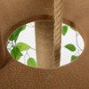 Mewoofun Pet Tower Cat Tree with Artificial Leaves, Cat Condo and Scratching Post, Modern Cat Furniture, Brown, 19.30"*27.20"*76.80" - 3 of 4