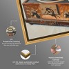 Notoriart Vintage Record Player Bar Cart Art For Men Framed - 4 of 4