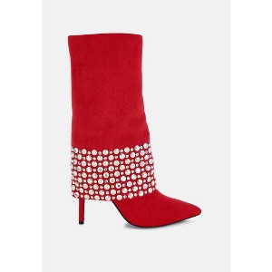 BASSO Party Diamante Studded Stiletto Boots Women - 1 of 4