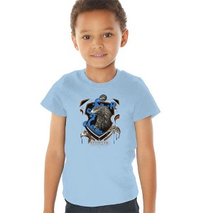 Toddler Boys' Harry Potter Ravenclaw Shield Wrealistic Eagle T-Shirt - 1 of 4