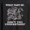 Men's - Instant Message - What Part Don't You Understand Engine Long Sleeve Graphic T-Shirt - 2 of 4