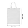 Unique Bargains Reusable Vertical Style Non-Woven Grocery Gift Tote Bag for Travel Storage 10 Pcs - 2 of 4