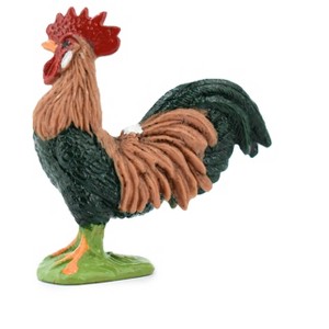 Collectible Wildlife Gifts | Bird, Rooster, Cock, Chicken, Museum Quality, Hand Painted, Rubber, Realistic Toy Model, Gift,   2 1/2"   CH341 BB134 - 1 of 4