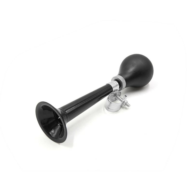 Unique Bargains Metal Rubber Air Horn Hoot Bicycle Cycling Squeeze Bugle Trumpet Bike Bells Black 8.5" x 2" 1 Pc, 3 of 7