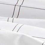modern plaid - white/grey