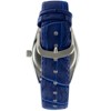 Peugeot Women's 36mm Blue Fluted Bezel Watch with Leather Strap - 2 of 4