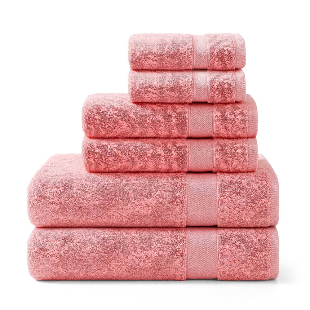 Tommy Bahama 6pc Pineapple Bay Mixed Bath Towel Set Pink