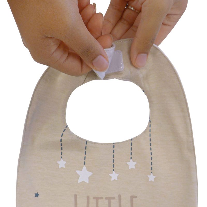 Neat Solutions Aspirational Sayings Printed Water-Resistant Lined Infant Bib Set - 5pk, 4 of 8