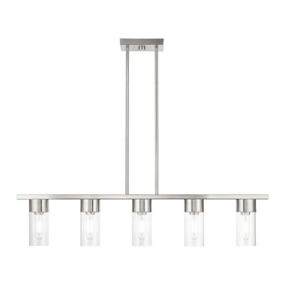 Livex Lighting Carson 5 - Light Chandelier in  Brushed Nickel