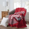 NCAA Ohio State Buckeyes 60" x 80" Raschel Throw Blanket - 2 of 4