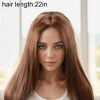Unique Bargains Women's Straight Long Hair Wig High Temperature Fiber 1 Pc - 4 of 4