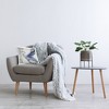 Stupell Industries Whimsical Blue Heron Indoor Decorative Throw Pillow, 18 x 18 - 3 of 3