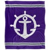 University Of Portland Primary Logo Stripes Silky 50x60 Blanket, 1 Sided - 2 of 4