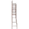 Kings Brand Furniture Brushed Copper Finish Metal Free Standing Over The Toilet Shelf Bathroom Organizer - 4 of 4