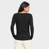 Women's Long Sleeve Ribbed T-Shirt - A New Day™ - image 2 of 3