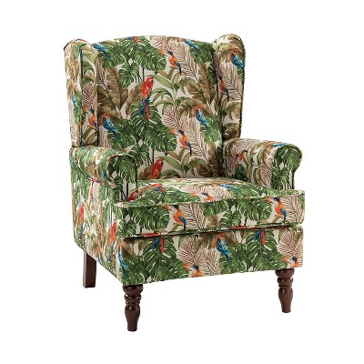 Umberto Traditional Accent Armchair with Turned Legs | ARTFUL LIVING DESIGN