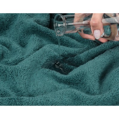 Oversized Teal Turkish Cotton Bath Sheet Towel