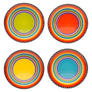 Salad Plate 9" Tequila Sunrise Set of 4 - Certified International - 1 of 2