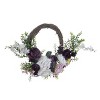 Transpac Synthetic Fabric 20 in. Multicolor Spring Flower and Twig Wreath - 2 of 4