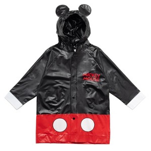 Disney Pixar Cars Mickey Mouse Lightning McQueen Waterproof Rain Jacket Toddler to Little Kid - 1 of 4
