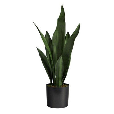Nearly Natural 22-in Sansevieria Artificial Plant