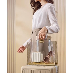 ANAH Collection - Travel Jewelry Case, Small Jewelry Box Organizer with Mirror, Portable, Zippers, Gift Idea - 1 of 4