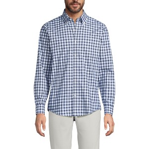 Lands' End Men's Traditional Fit No Iron Twill Shirt - 1 of 3