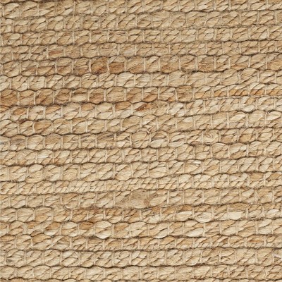 Natural Jute Square 5' x 5' Flatwoven Handmade Rug