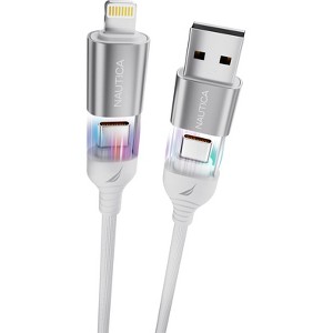 Nautica Multi Port Ultimate all-in-one Charging and Syncing Solution Cable Urban CB405 ( 4In1 ) (100W) - 1 of 4