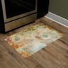 Boho Stufy Floral Designer Chef Oil & Stain Resistant Anti-Fatigue Kitchen Floor Mat - 2 of 2