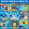 KRISRATE Inflatable Water Slides Park for Kids 3-12, Bounce House with Double Slides, Climbing Wall, Splash Pool & 580W Blower for Backyard Summer Fun - 3 of 4