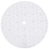 VidaXL Luxury Christmas Tree Skirt White 48 in. Faux - 2 of 4