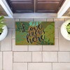 Stupell Industries Love Grows Here Leaves Printed Outdoor Door Mat, design by Angela Nickeas, 18"x30" - 3 of 4