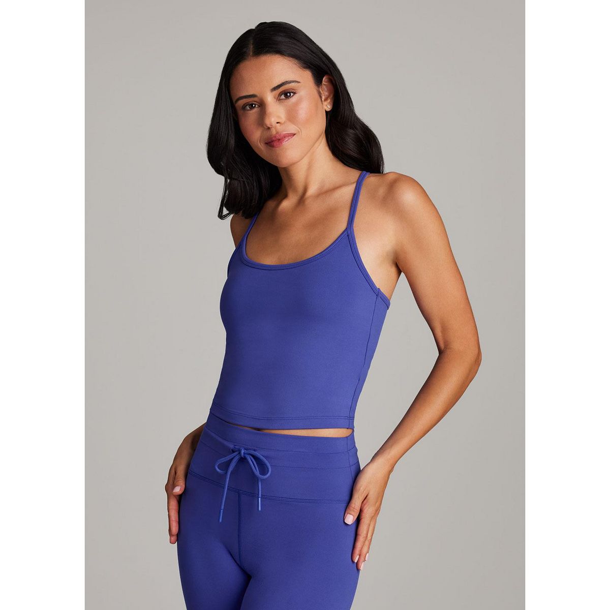 RBX Active Women's Low Impact Longline Sports Bra Ultra Soft Cropped Tank Bra Top