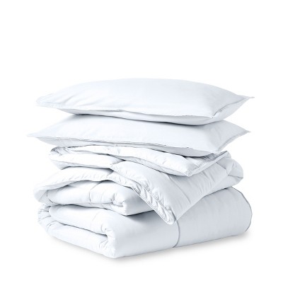 Full White Down Alternative Microfiber Comforter Set