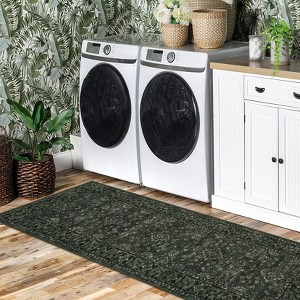 Coolmee Washable Area Rug Antique Distressed Rugs for Living Room Vintage Non Slip Modern Bedroom Carpet Stain Resistant Rug - 1 of 4