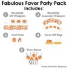 Big Dot of Happiness Fall Pumpkin - Halloween or Thanksgiving Party Favors and Cupcake Kit - Fabulous Favor Party Pack - 100 Pieces - 2 of 4