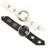 Unique Bargains Womens Leather Belt Studded Grommet with Circle Metal Buckle for Jeans Dress Pants - 2 of 4
