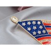 Anna-Kaci Crystal Rhinestone 4th of July American USA Flag Patriotic Pin Brooch - 4 of 4