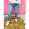 Women's Mid Rise Ankle Slim Straight Jeans - RISEN - 3 of 4